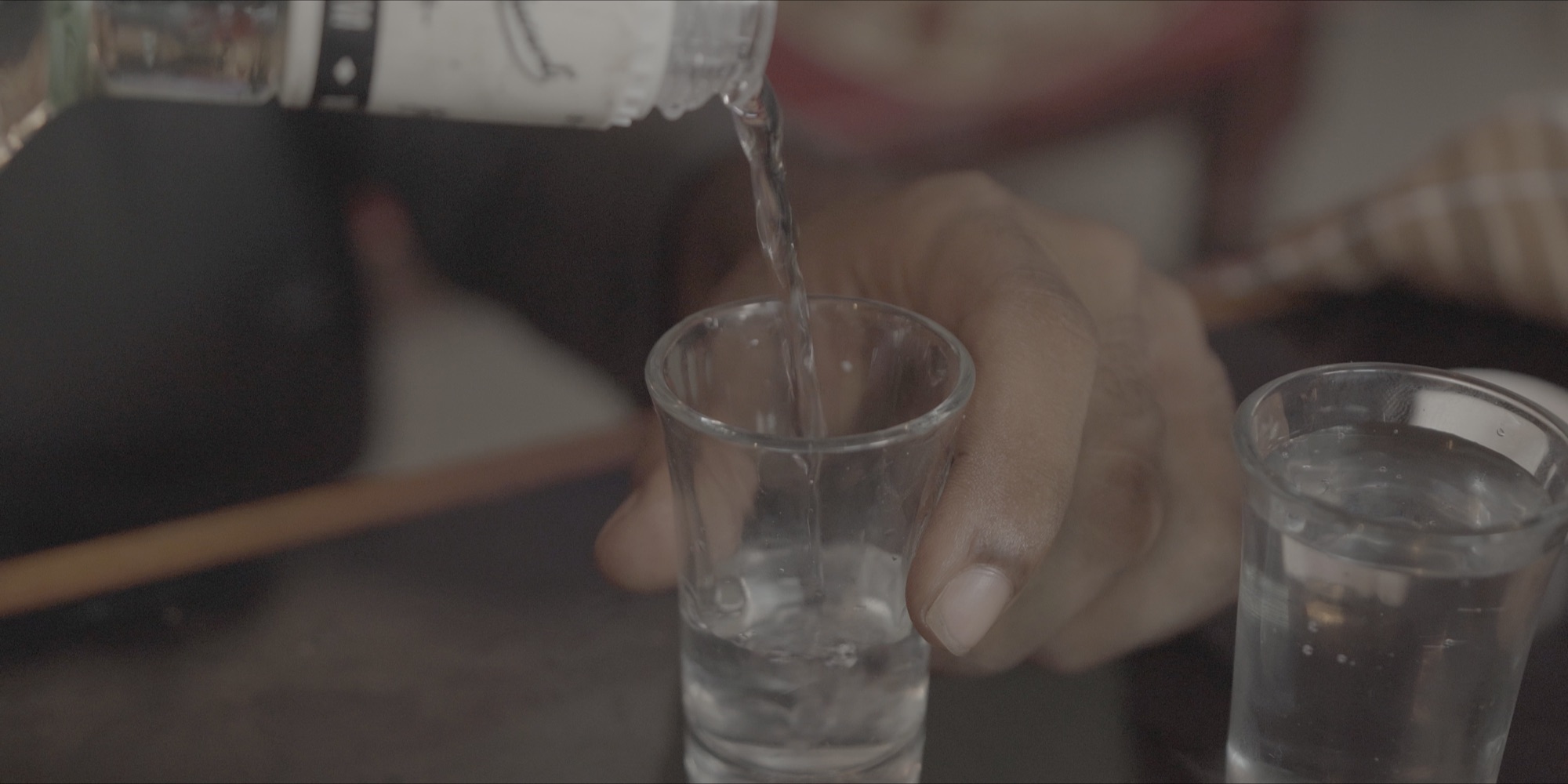 Shot 14 — the camera original, ungraded